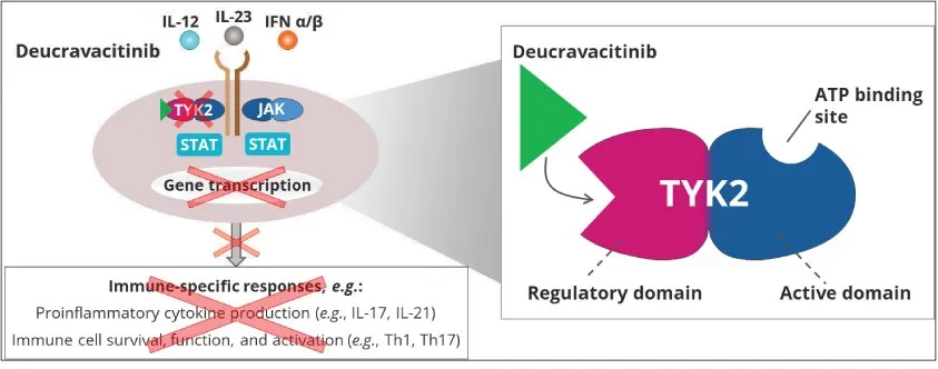 Terapia oral psoriasis deucravacitinib 7