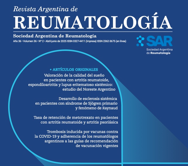0 Revista argentina reumatología 2 2025