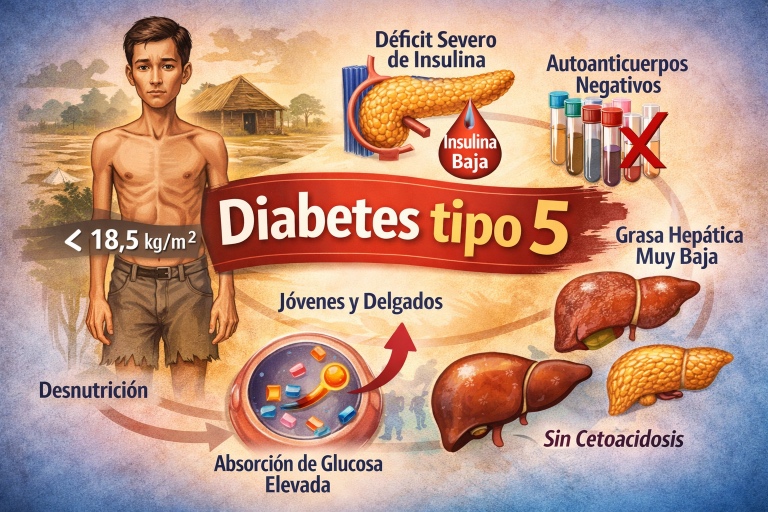 3 Diabetes tipo 5 o tipo J