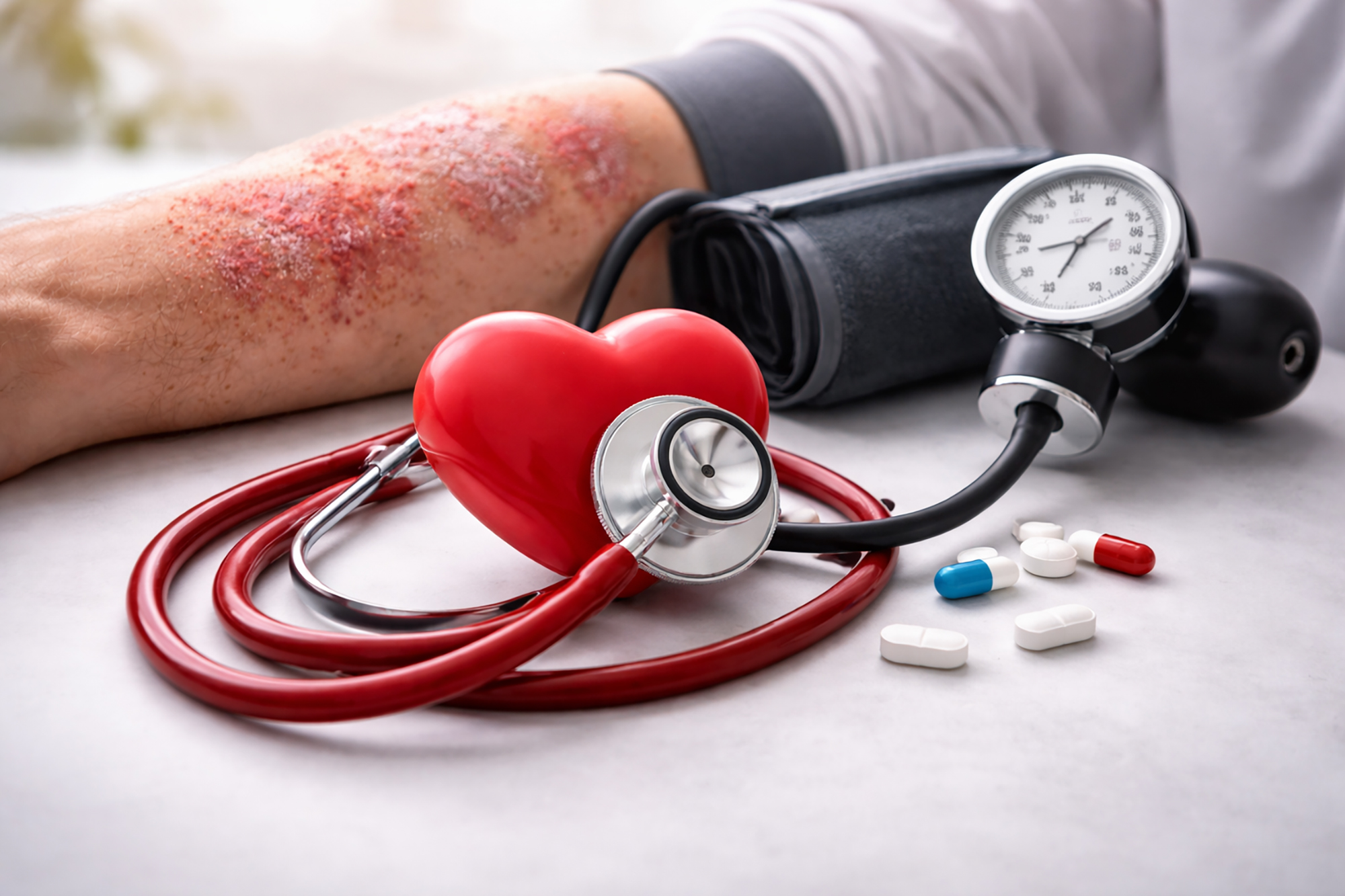 0 Psoriasis hipertensión mortalidad