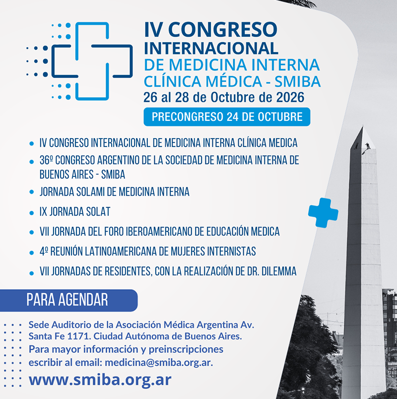 34 Congresos médicos Argentina 2026