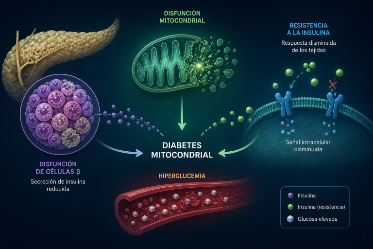 2 Diabetes mitocondrial heteroplasmia y tratamiento