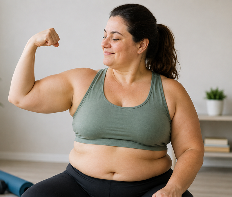 3 semaglutida masa muscular obesidad