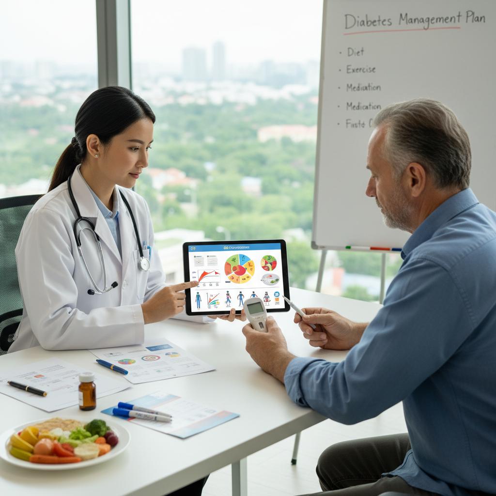 4 Diabetes tipo 2 intensificación después de GLP-1
